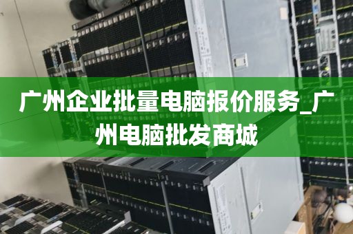 广州企业批量电脑报价服务_广州电脑批发商城