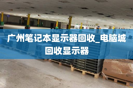 广州笔记本显示器回收_电脑城回收显示器